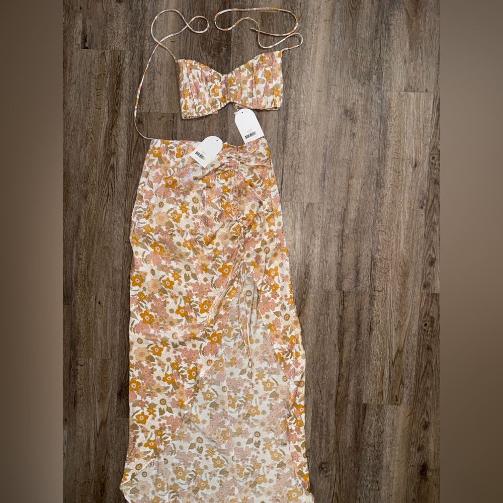 RUMER • Paloma Floral Skirt and Top Set - Picture 5 of 16